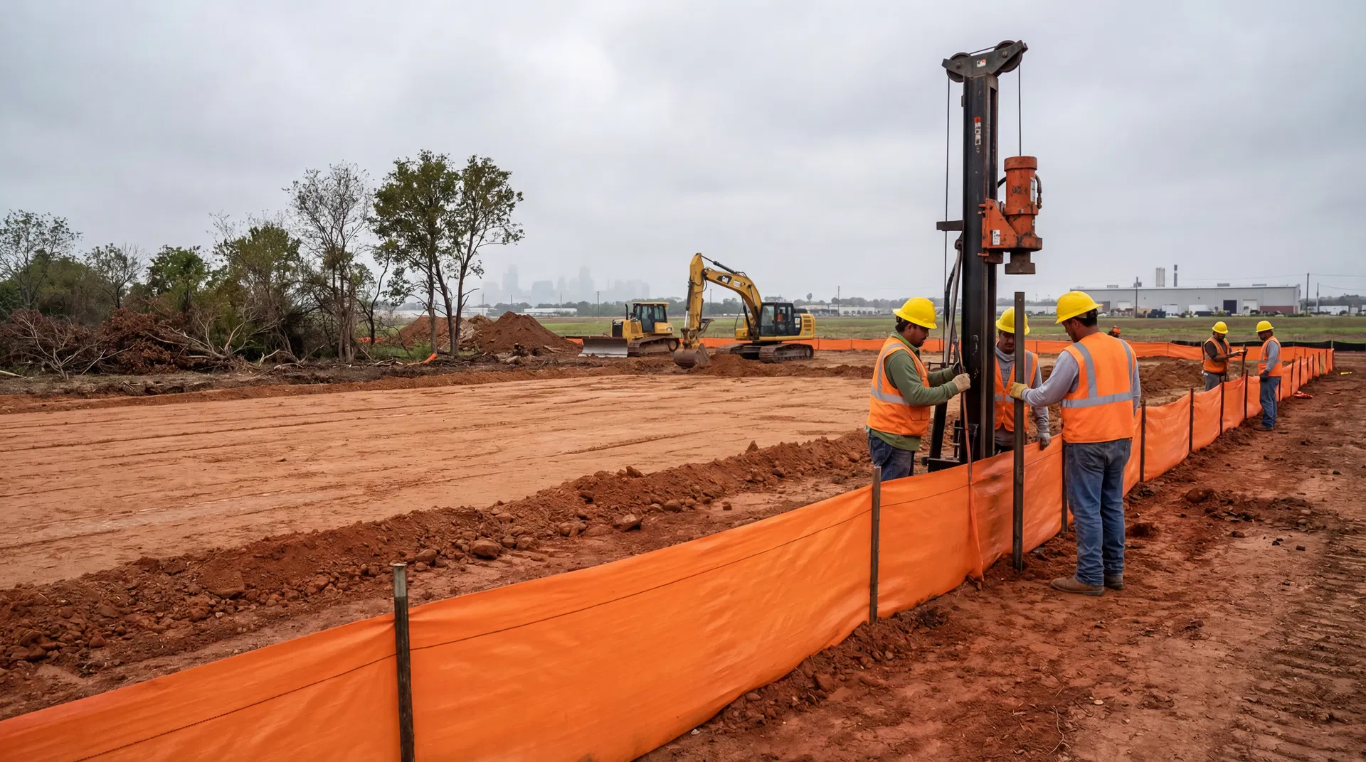 Silt Socks & Sediment Tubes services in Houston TX